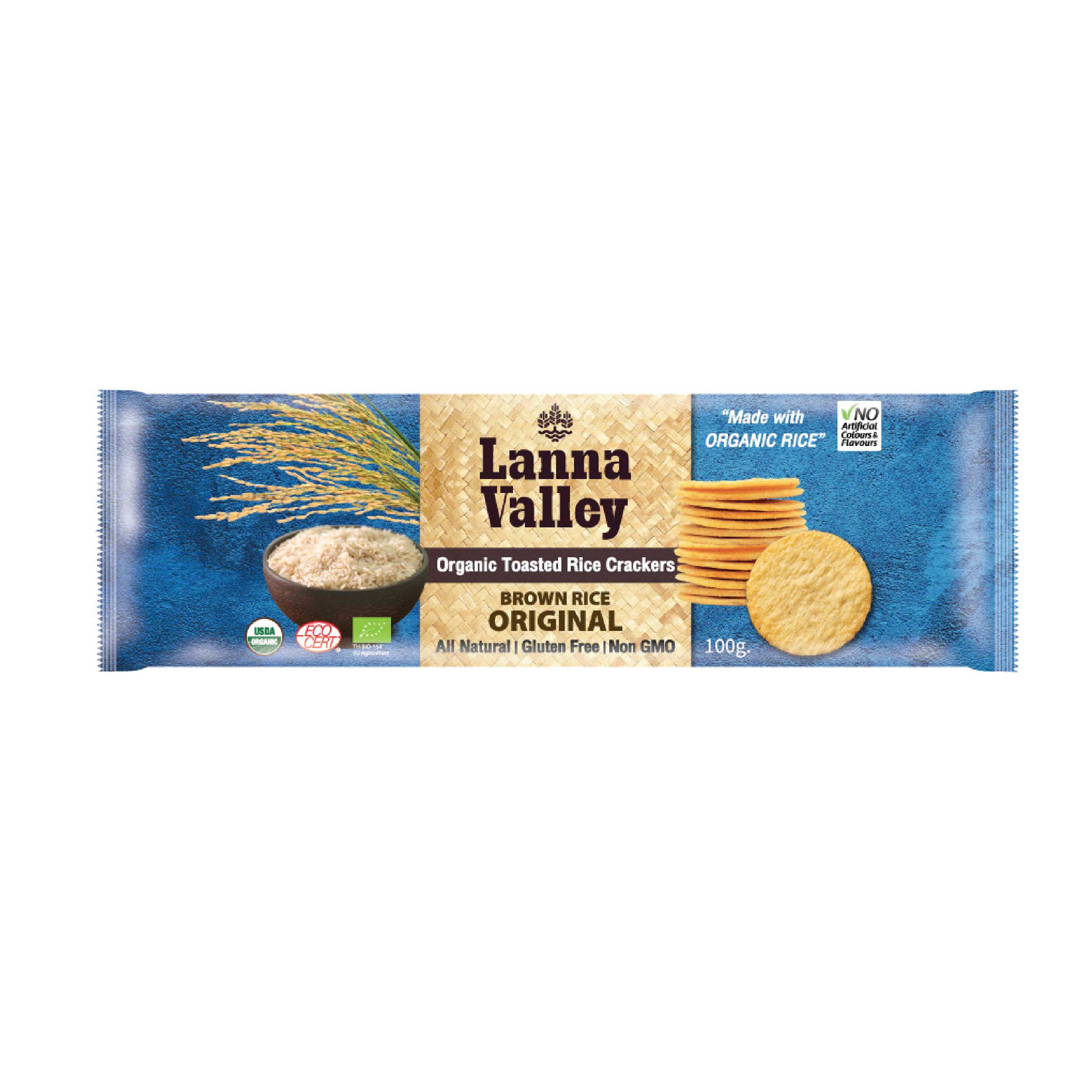Organic Toasted Rice Crackers Original (Brown Rice Original)