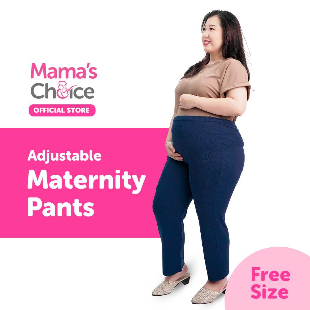 กางเกงคนท้อง ใส่สบายมีสไตล์ เนื้อผ้านุ่มยืดหยุ่น | Adjustable Maternity Pants