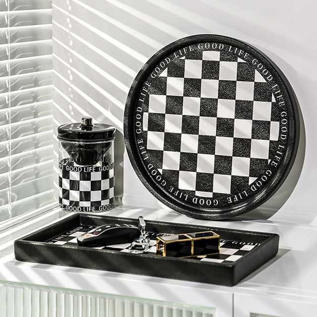 Check Design Decor Plate - ถาดตกแต่งบ้าน