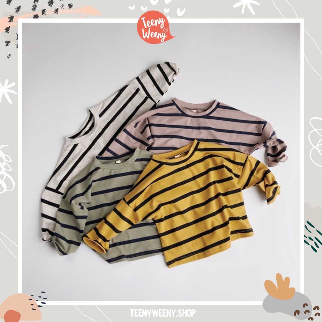 Teenyweeny.shop - เสื้อยืดแขนยาวลายขวาง