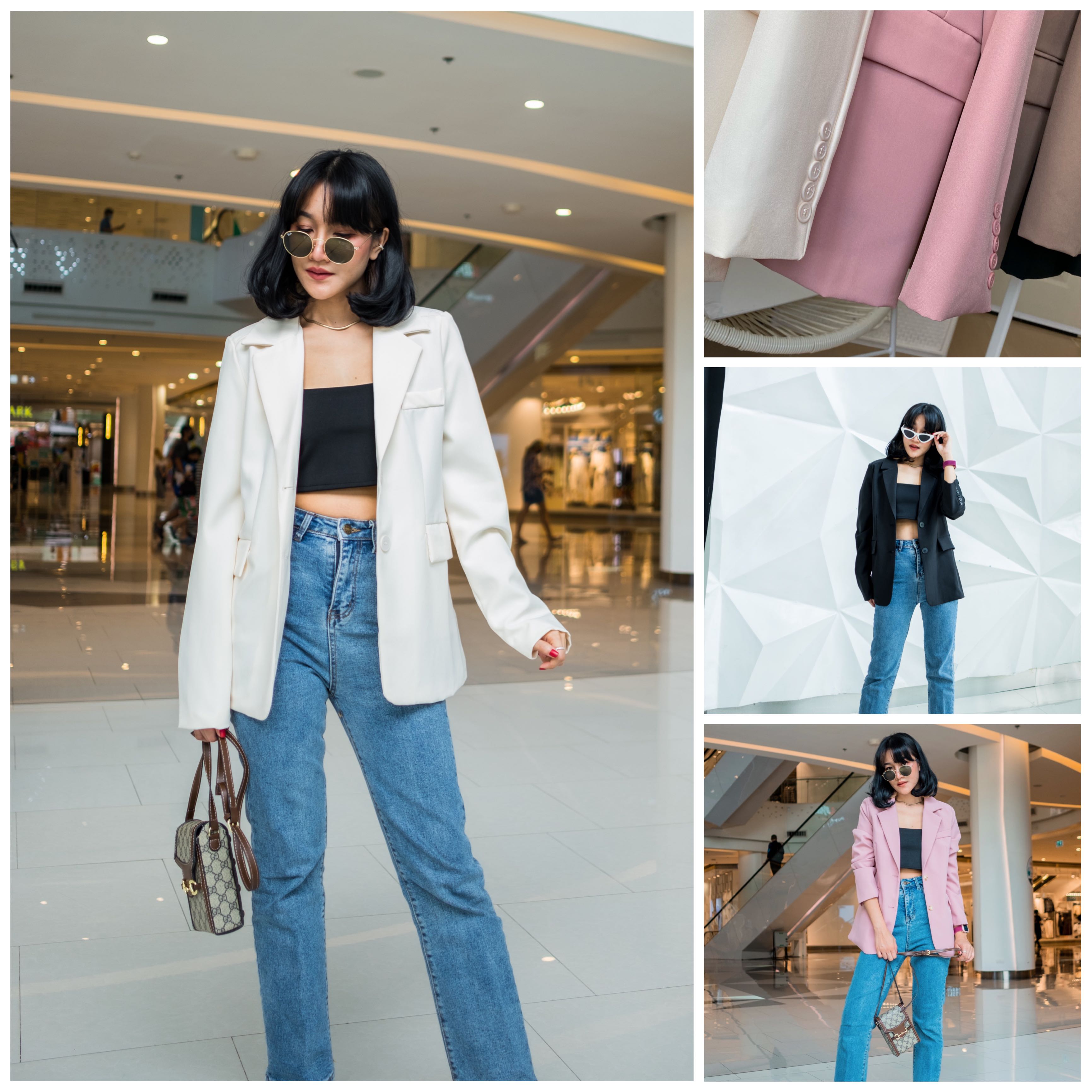 Blazer 411 (งานมีไซส์)ไม่เข้ารูปกระชับหุ่นตัวยาว