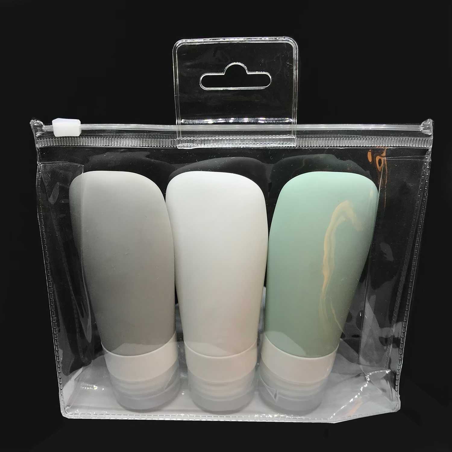 (Set of 3 x 60 ml) Travel Tubes (ขวดแชมพูสบู่สำหรับเดินทาง ชุด 3 ชิ้น)