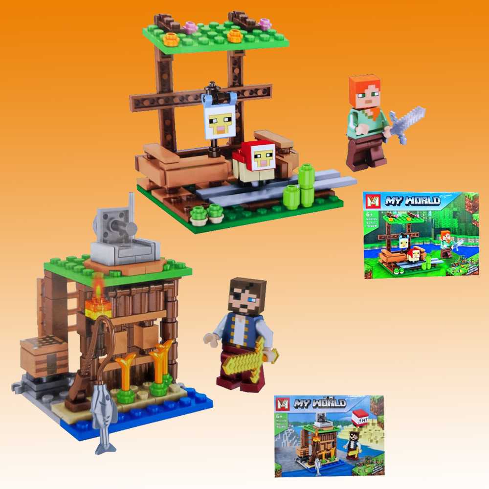 Lego - ตัวต่อเลโก้ My world (Minecraft)