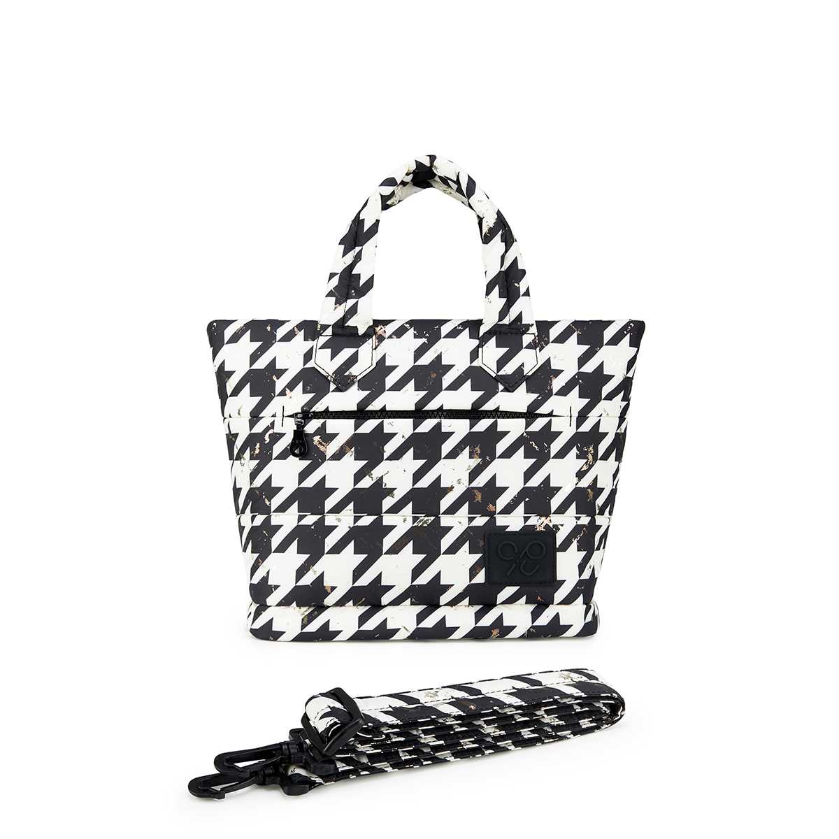 CiPU กระเป๋าสะพายข้าง รุ่น AIRY Facebag S สี Splash Gold Houndstooth