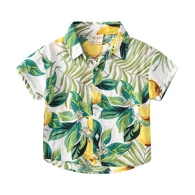 เสื้อเชิ้ตฮาวาย ลายเลม่อน