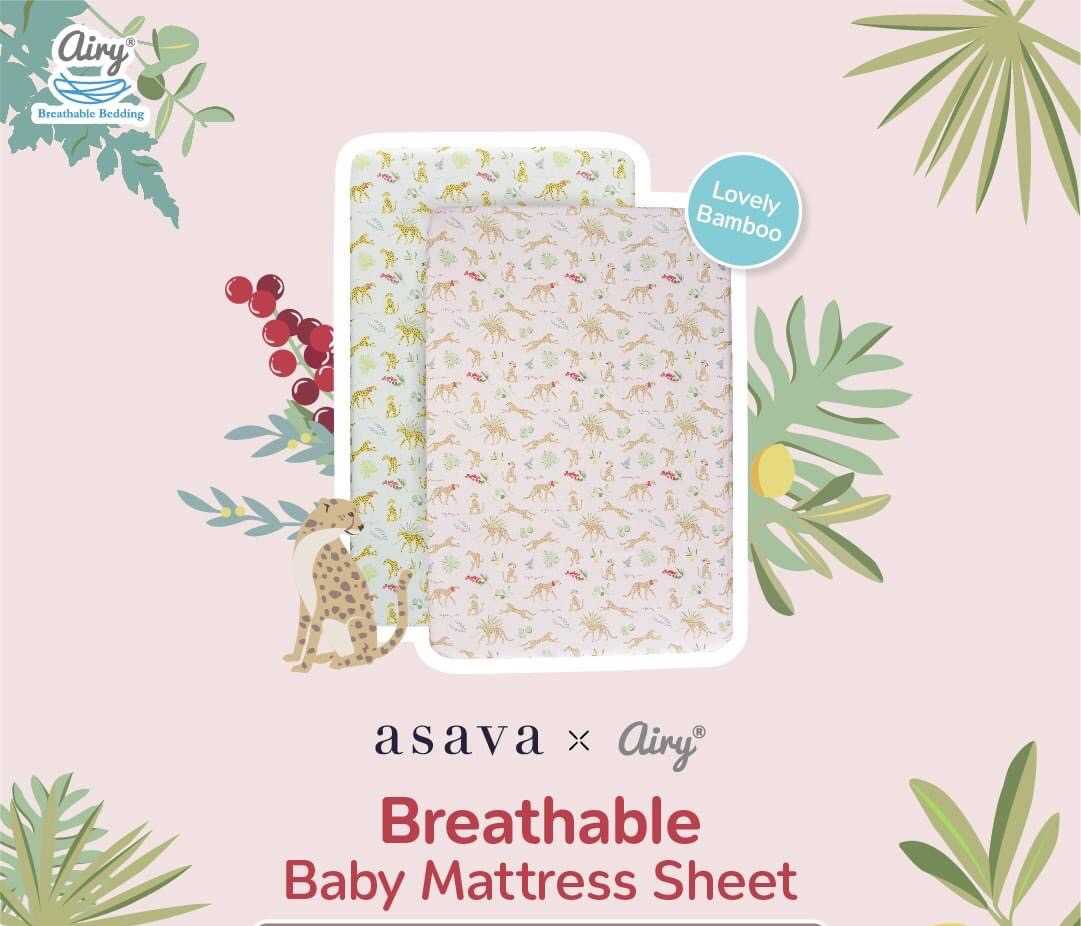ผ้าปูที่นอน Asava x Airy® รุ่น Lovely Bamboo XL