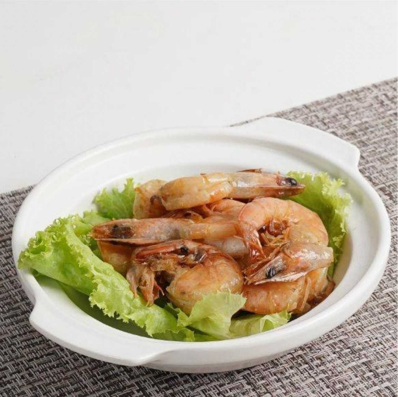 กุ้งแชบ๊วยอบเกลือ