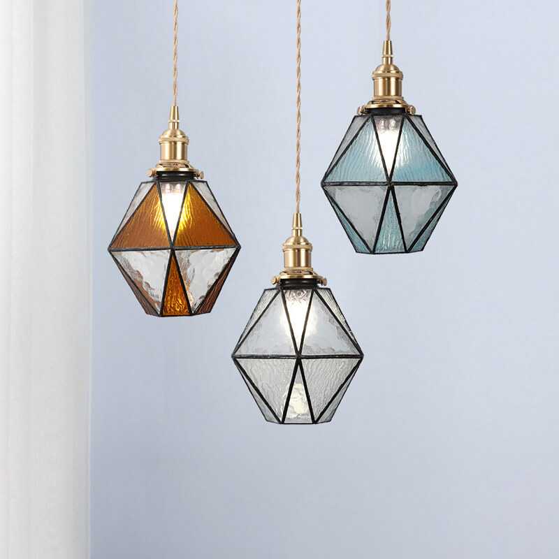 Glass Designed Home Decor Ceiling Lamp - โคมไฟแต่งบ้านติดเพดาน