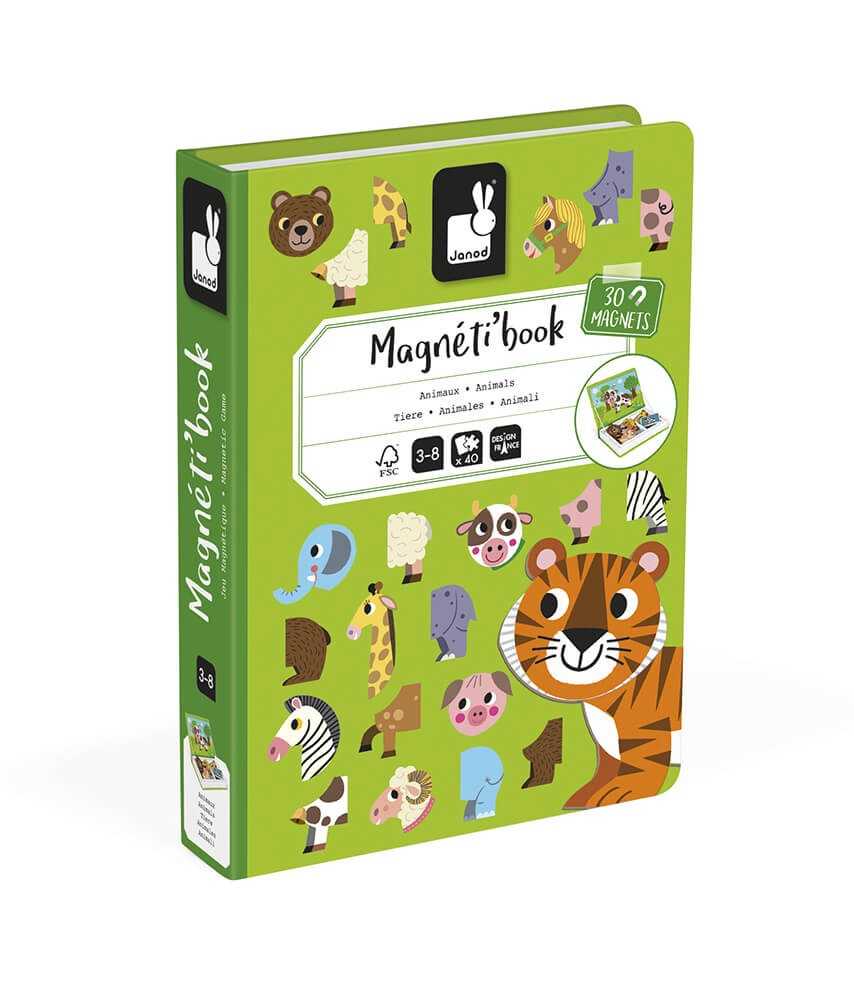ของเล่นเด็ก 3-8 ปี, สมุดแม่เหล็ก JANOD Magneti'Book, Animals (LearningWebThai ตัวแทนหลักในไทย)