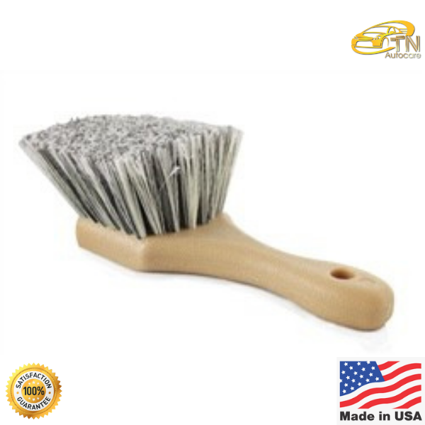 Chemical Guys Grey Short Handle Body & Wheel Brush