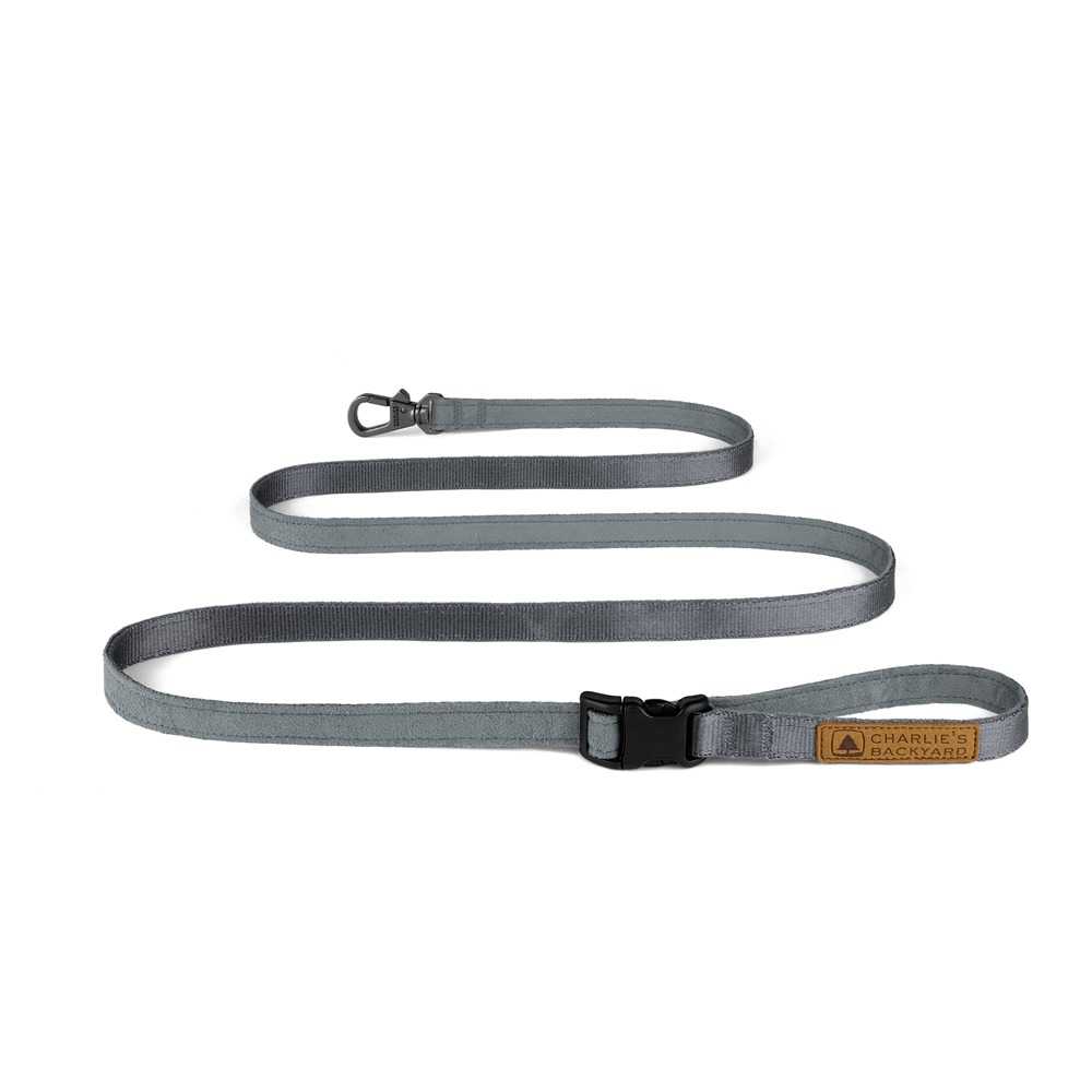 Charlie's Backyard Easy-Leash-Grey