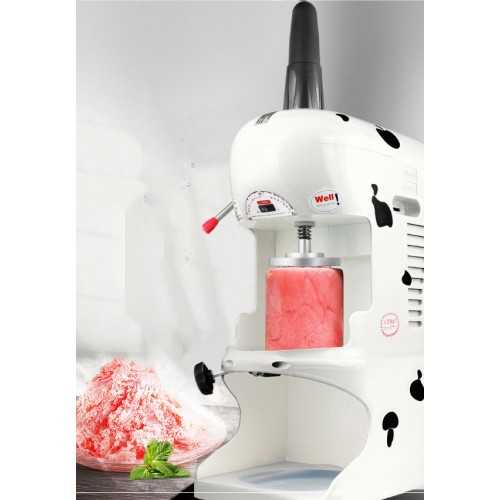 เครื่องทำน้ำแข็งไสเกล็ดหิมะ น้ำแข็ง บิงซู 300 rpm 350 วัตต์ // เครื่องโชว์
