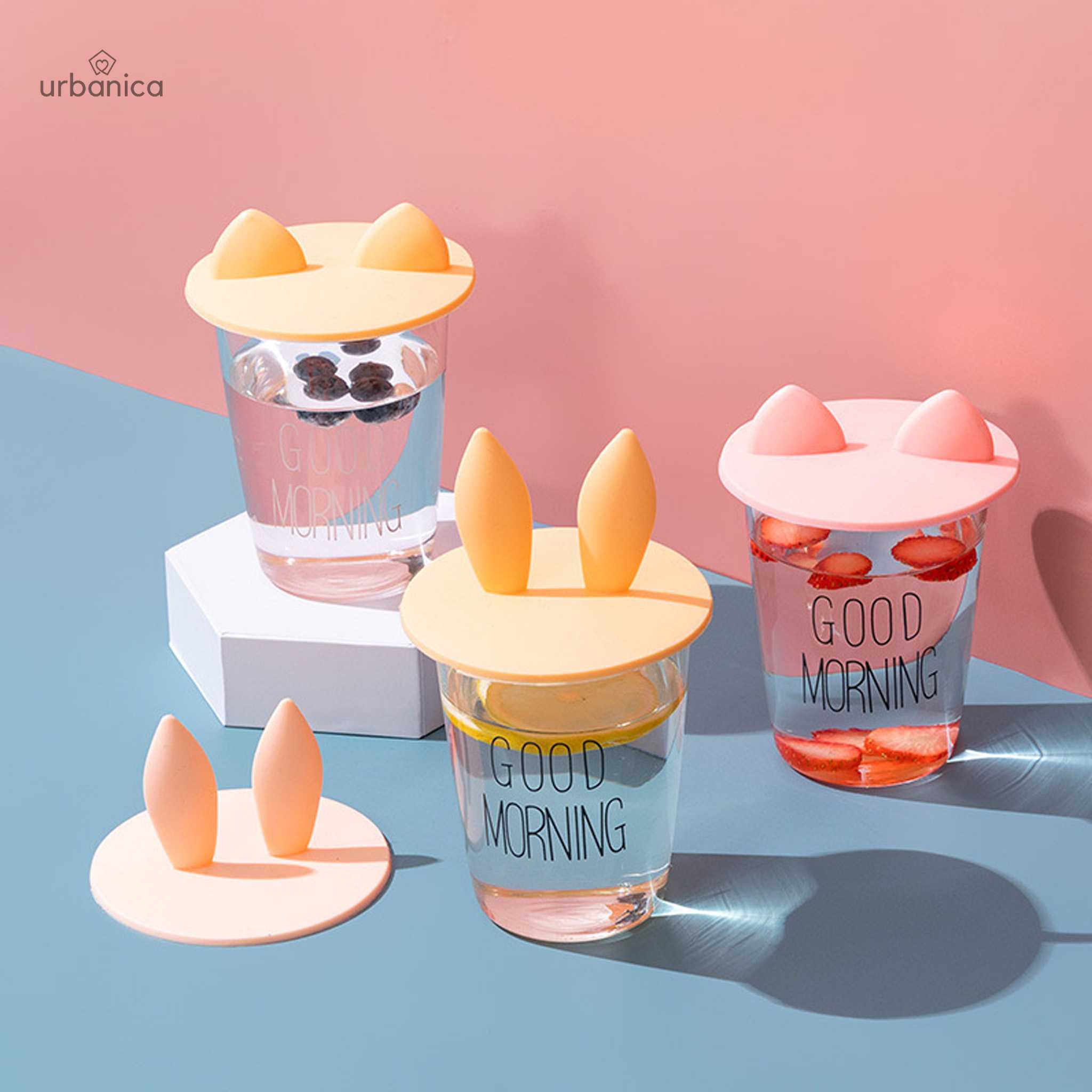 Urbanica ซิลิโคนปิดฝาแก้วน้ำ แก้วกาแฟ ป้องกันฝุ่นละออง