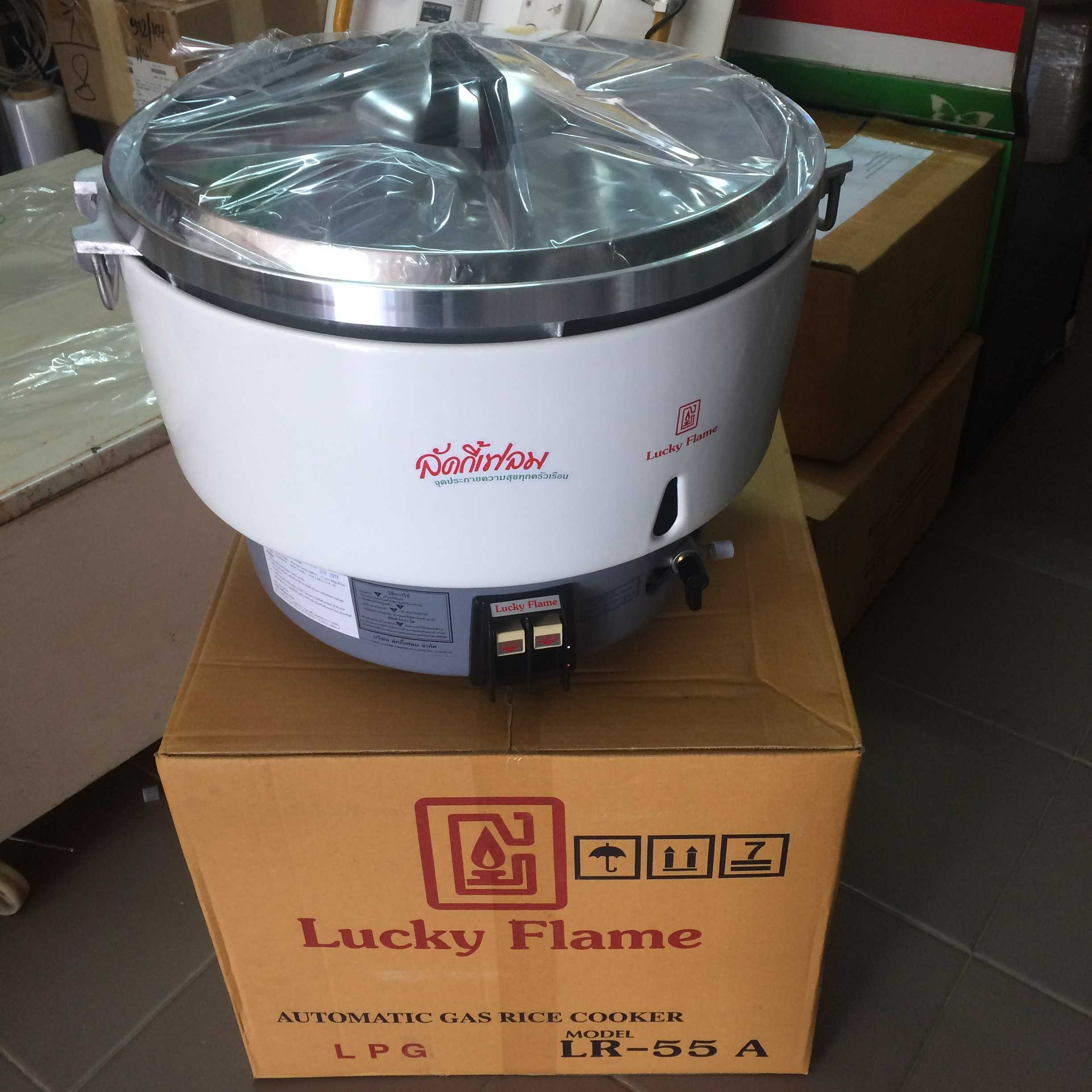 หม้อหุงข้าวแก๊ส  10ลิตร ยี่ห้อลัคกี้เฟลม