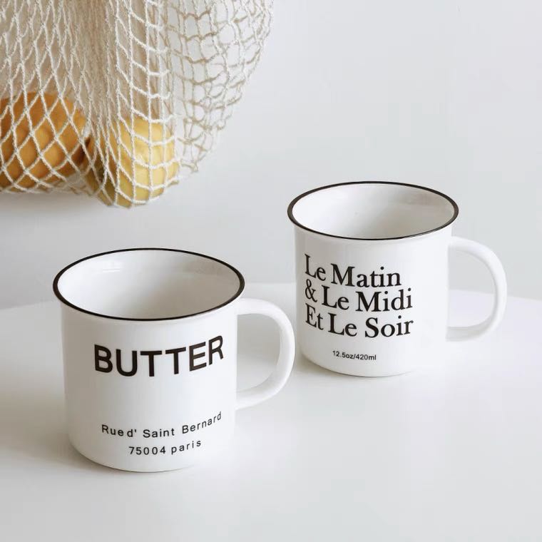 Butter & Le matin mug (Pre-order)