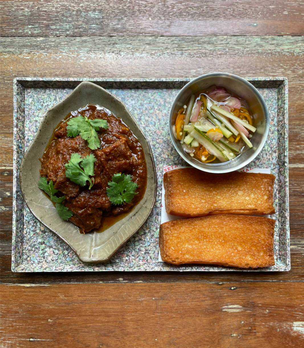 แกงเนื้้อพม่า  Beef Shank Curry