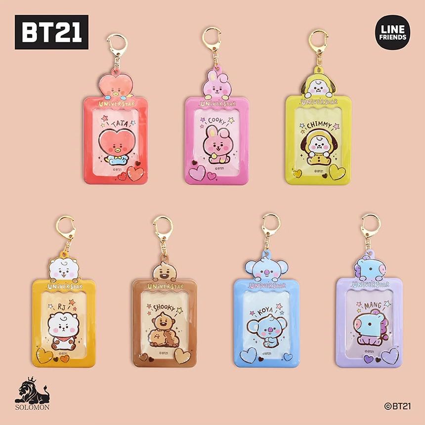 พร้อมส่ง🎉 Photo Card Key Holder Baby BT21 (Line friend Japan) ของแท้100% (ลิขสิทธิ์แท้)
