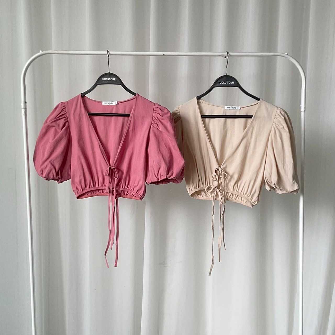 HOF - Linen Crop Top #341