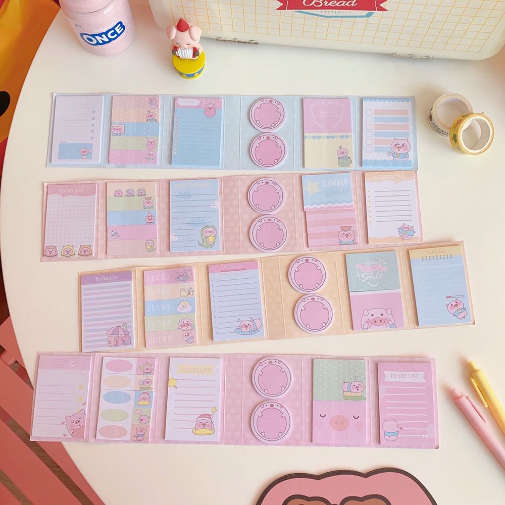 Post it น้องหมู มี 4 แบบ