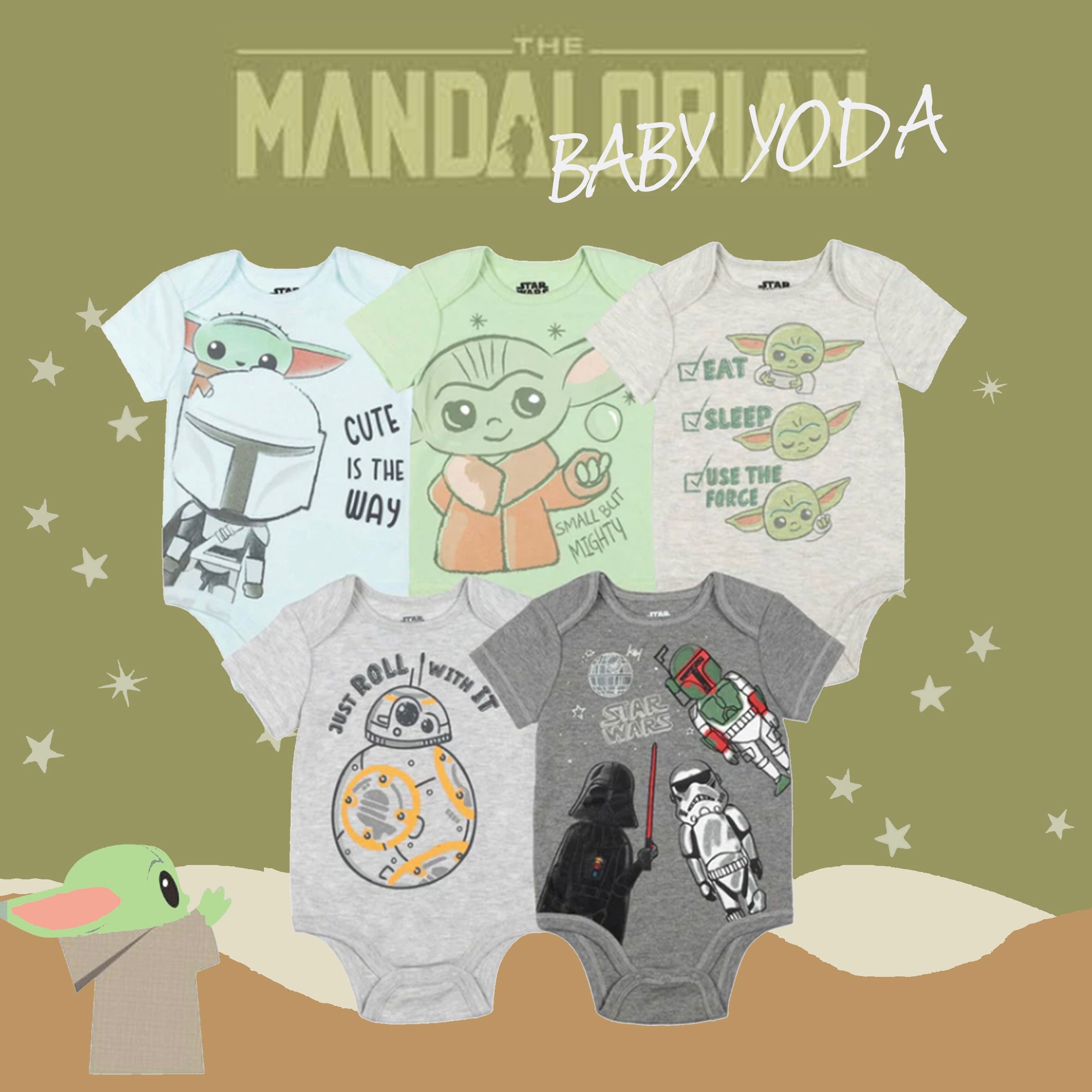 Mandalorian Star War Bodysuit Set [5 Pcs]