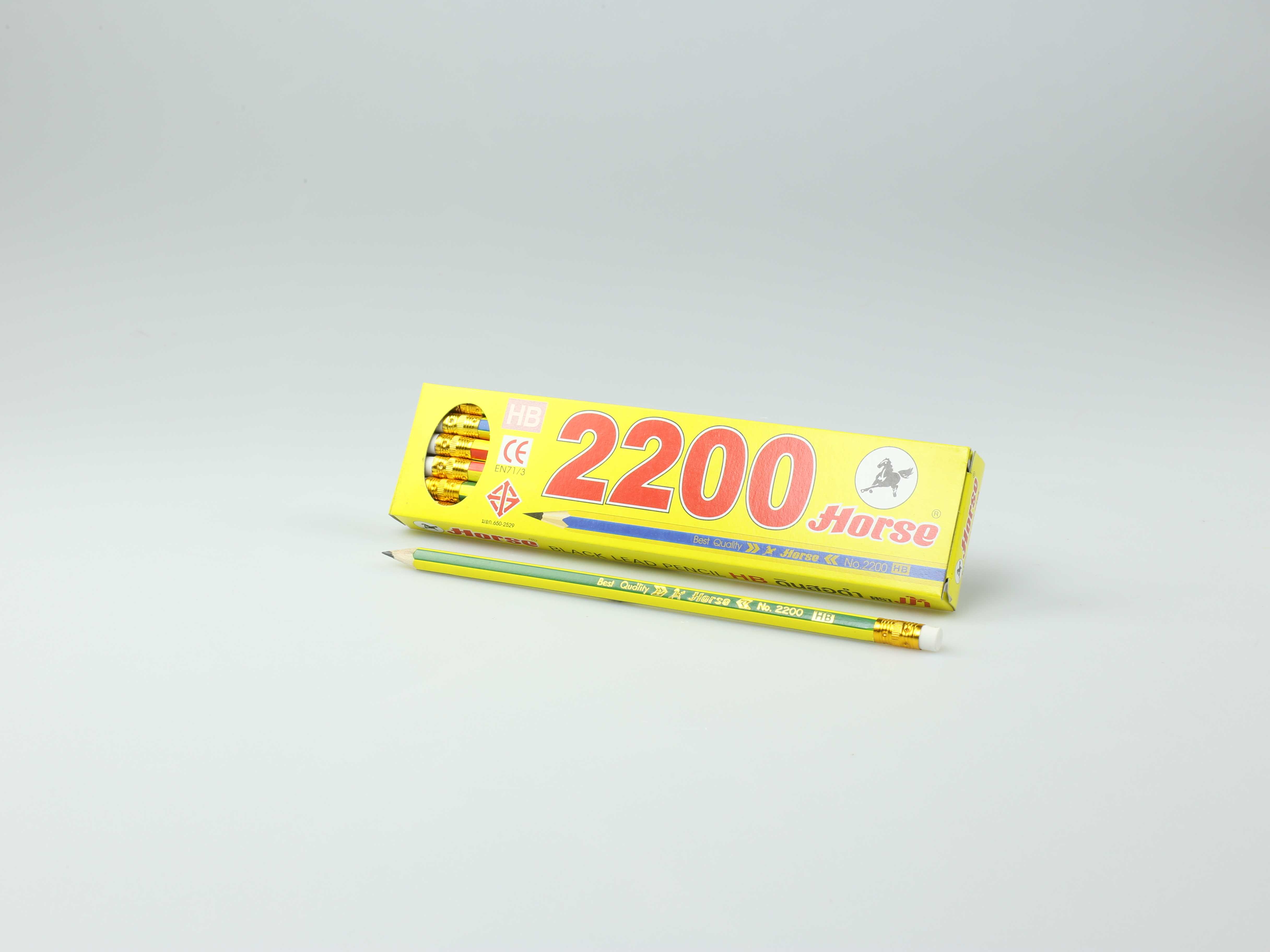 ดินสอไม้ HB ตราม้า 2200 / pencil