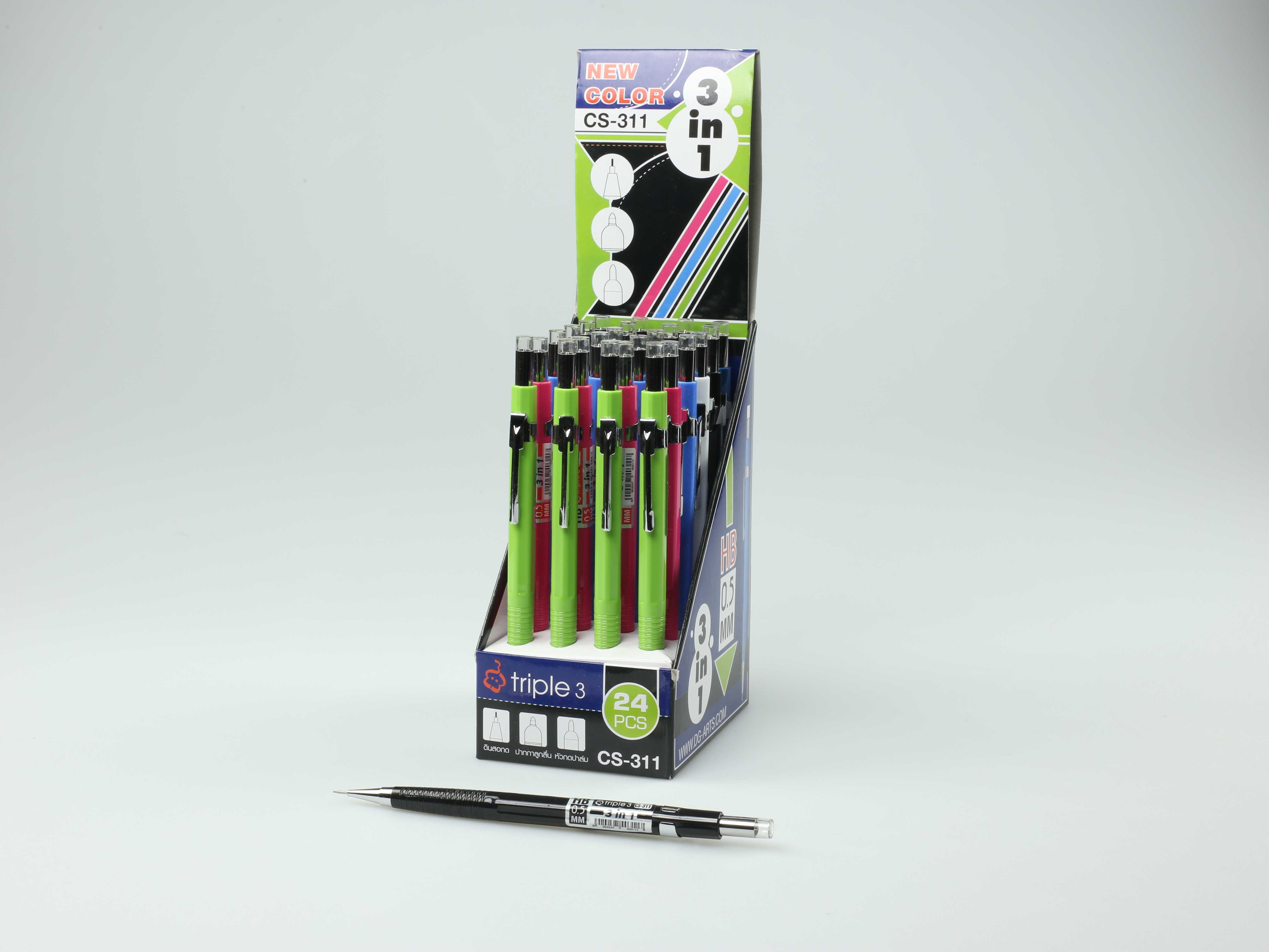 ดินสอกด 3in1 /Mechanical pencil 3 in 1