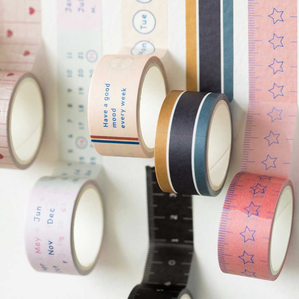 เทปตกแต่ง เปลี่ยนตัวเองให้ดีขึ้น 💪 เซ็ต 3 ม้วน Plan To Keep Up With Changes Masking Tape mimisplan