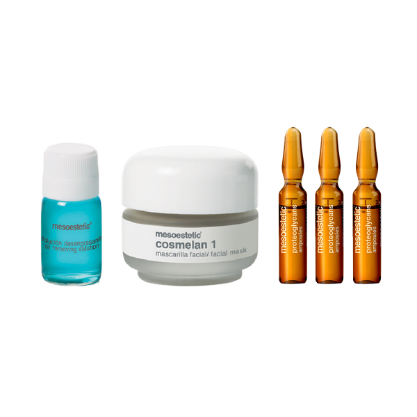 [Pre ส่งฟรี] Mesoestetic Cosmelan 1 Mask 10g Prof Pack (+Oil Remover +Proteoglycan Ampoulesx3)