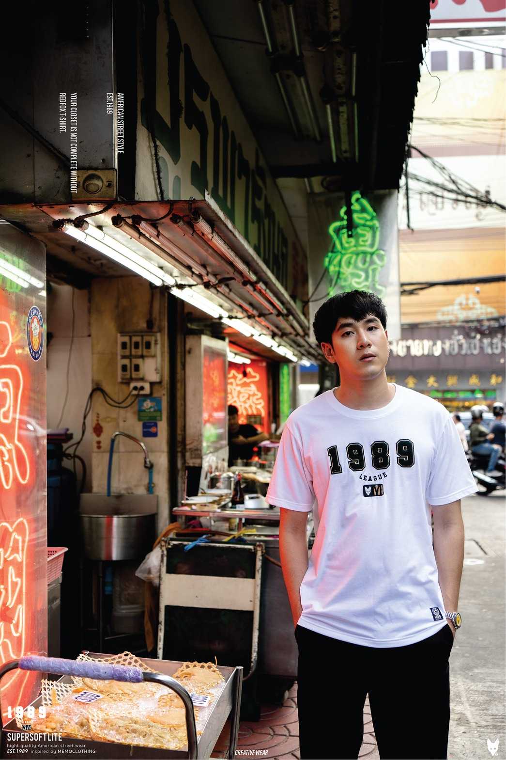 เสื้อยืด Memo Supersoft Premium งานปักรุ่น League 1989 ลิขสิทธิ์แท้