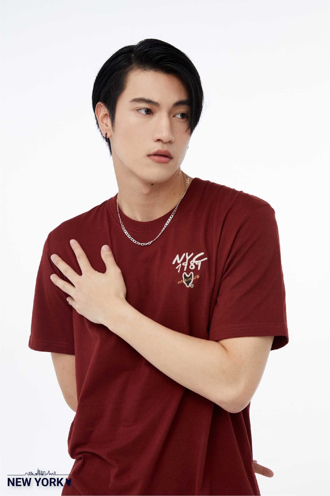 เสื้อยืด Memo Supersoft Premium งานปัก รุ่น NYC STREET สินค้าลิขสิทธิ์แท้