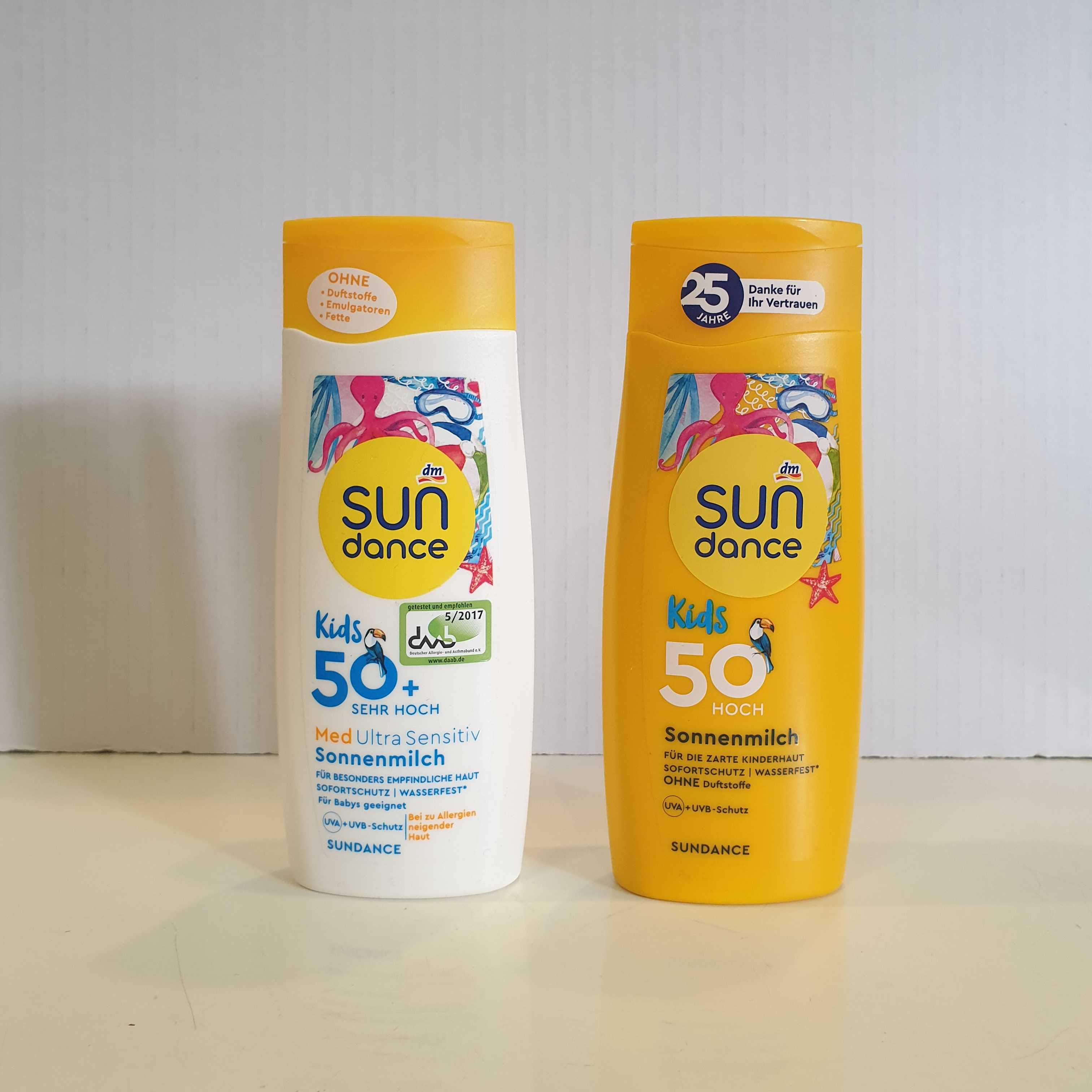 กันแดดสำหรับเด็กเล็ก  Sundance Kids Sensitiv , SPF 50 , ขนาด 200ml , นำเข้าเยอรมัน