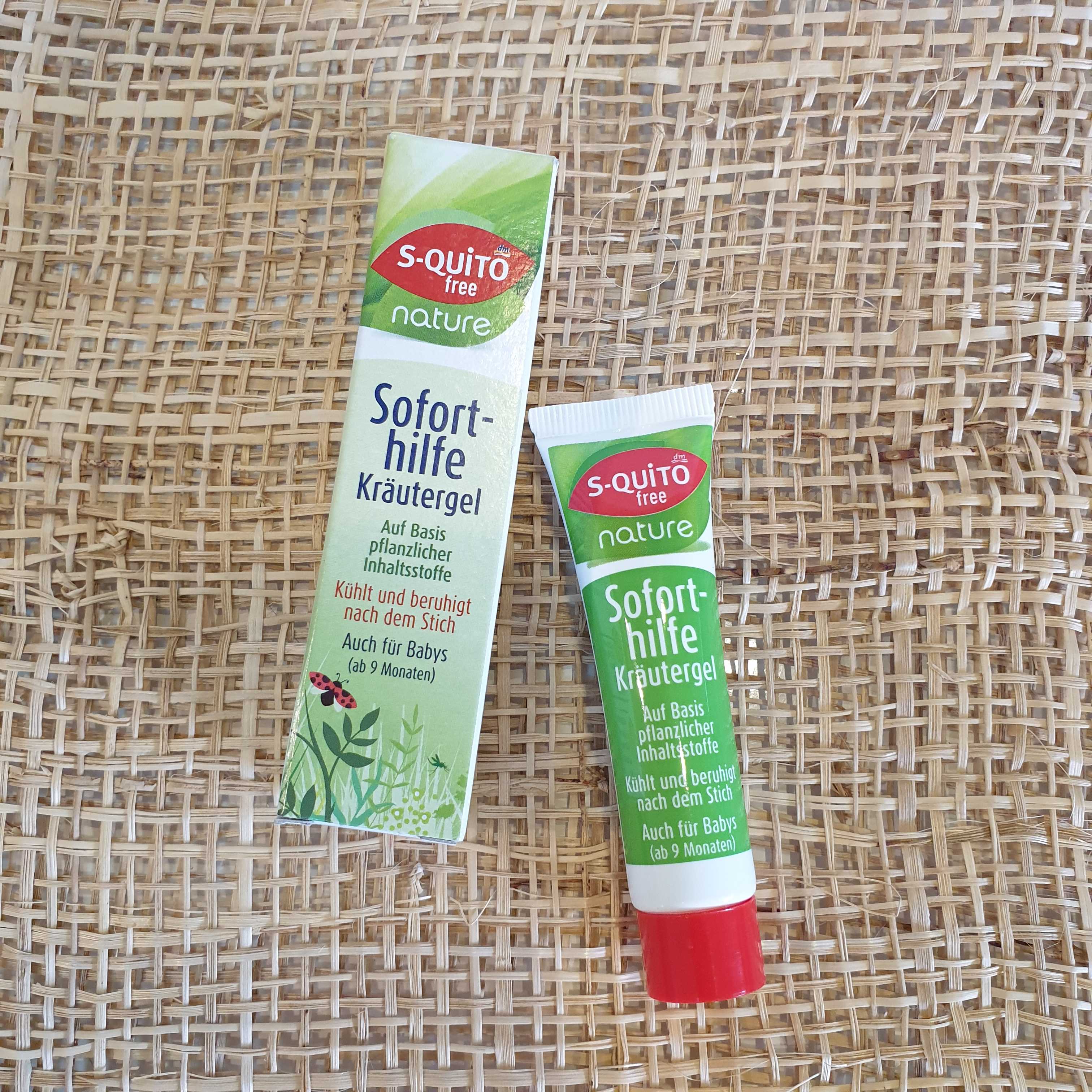 เจลทารอยยุงและแมลงกัดต่อย  S-quito free Sofort-hilfe  gel ,นำเเข้าเยอรมัน