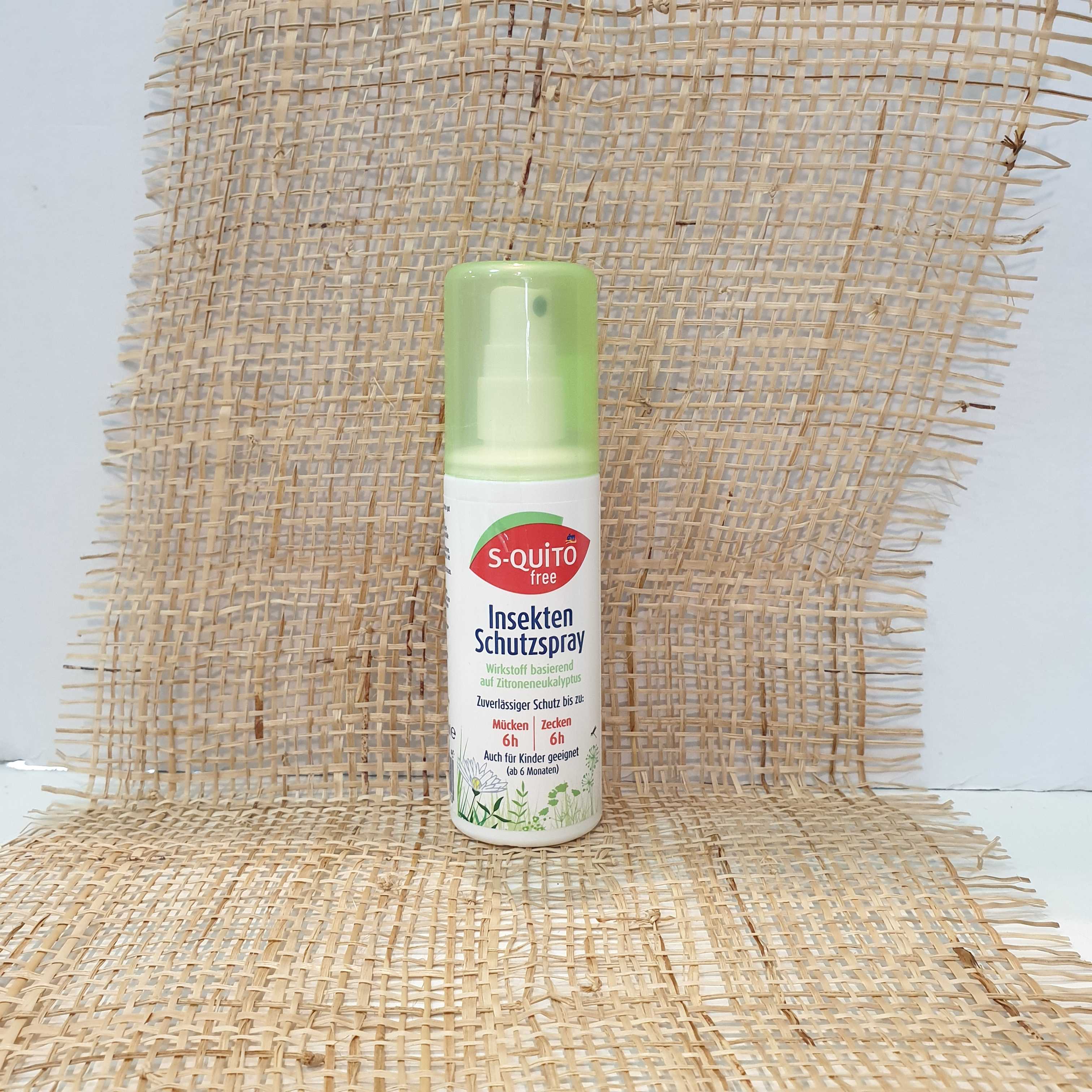 สเปร์ป้องกันยุงและเห็บ S-Quito Insekten Schutzspray , 100ml , นำเข้าเยอรมัน