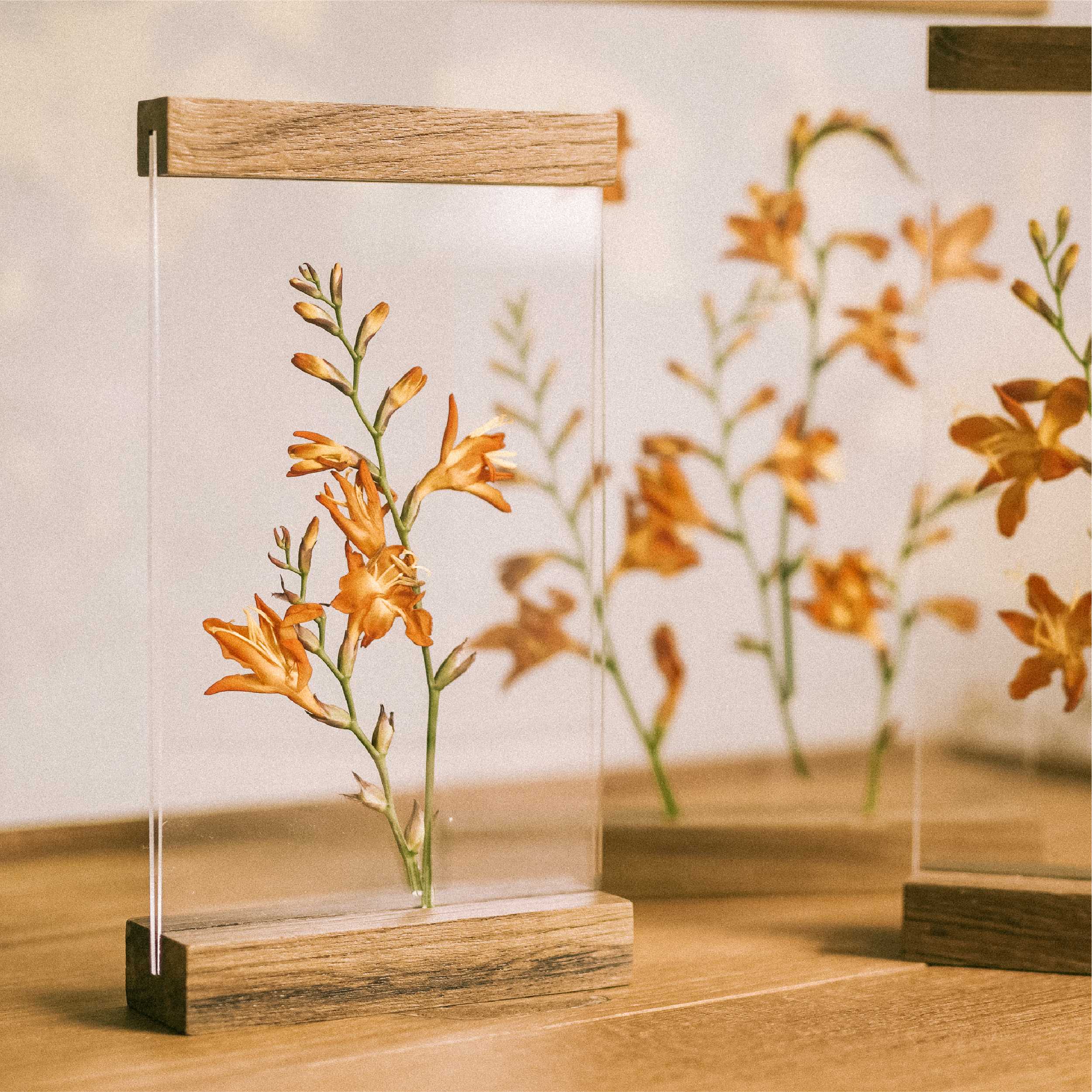 กรอบรูปตั้งโต๊ะ Wooden Bar Desktop - 4x6 inch (แนวตั้ง)