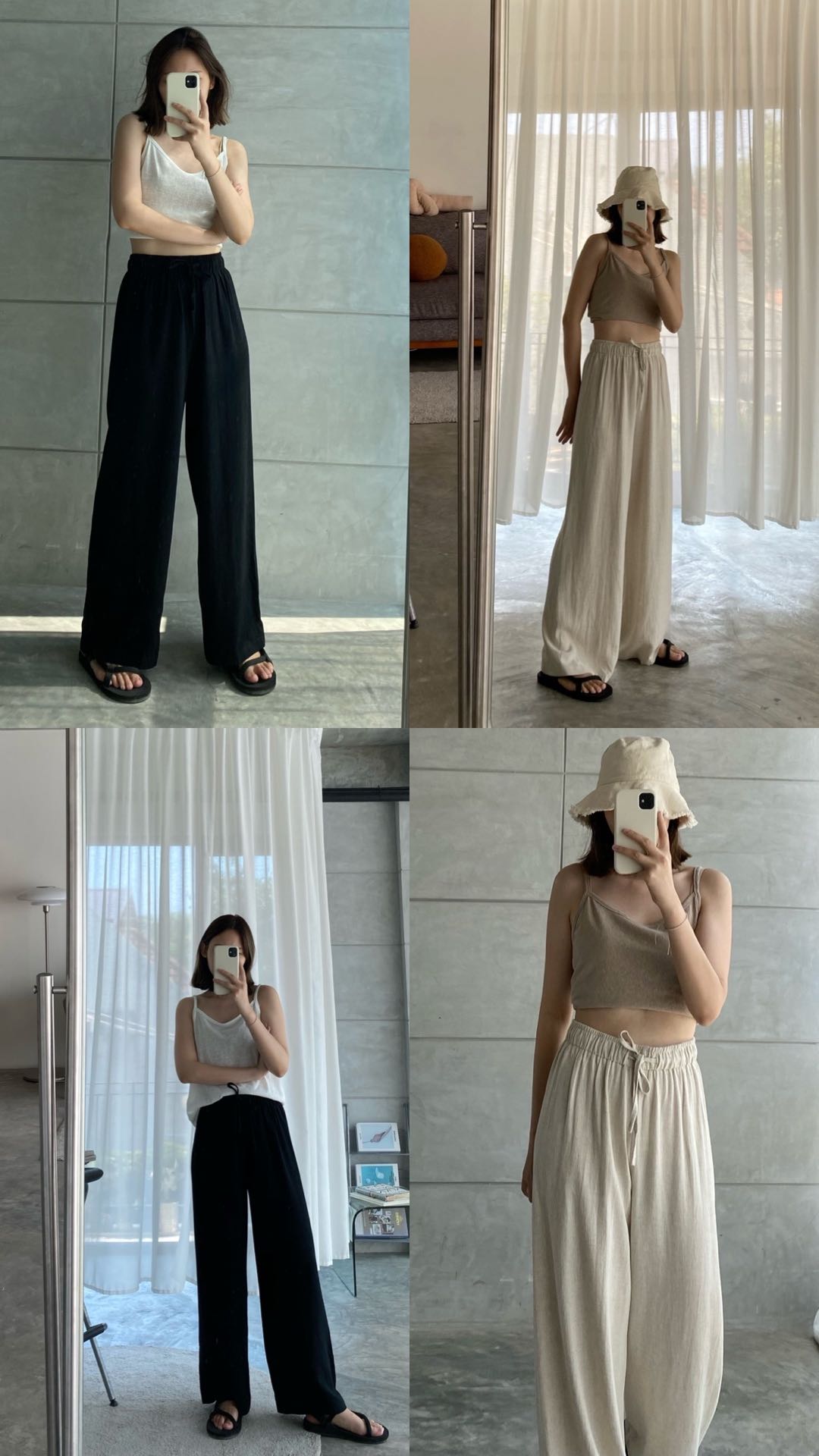 fadthings sunray linen pants ( 2 colors)