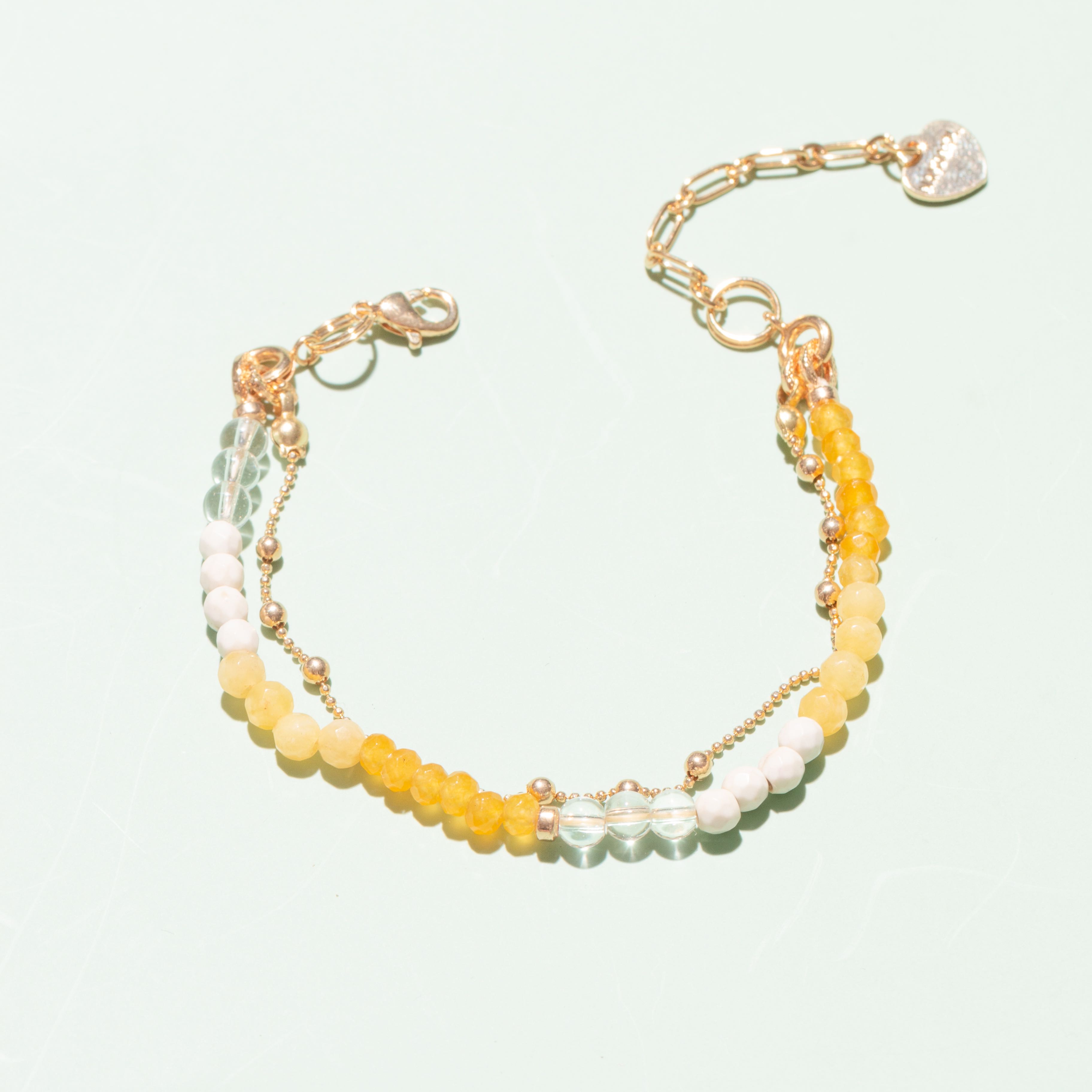 MIX YELLOW JADE  - LUCKY CHARM Bracelet [SPECIAL EDITION] 