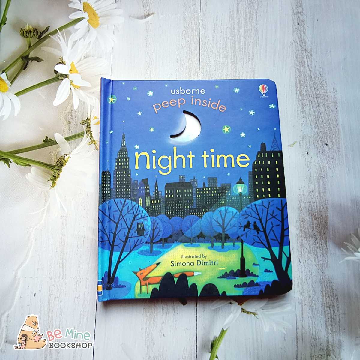 ชีวิตยามค่ำคืน║Night Time║ Peep Inside ║Usborne 📌ตำหนิเล็กน้อย
