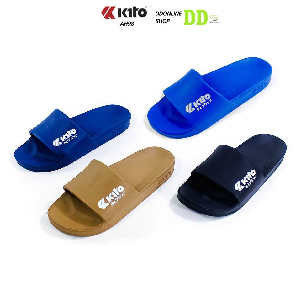KITO รุ่น AH98 รองเท้าแตะแบบสวมยาง พื้นนิ่มใส่สบาย ราคาถูก แบรนด์แท้ 100%