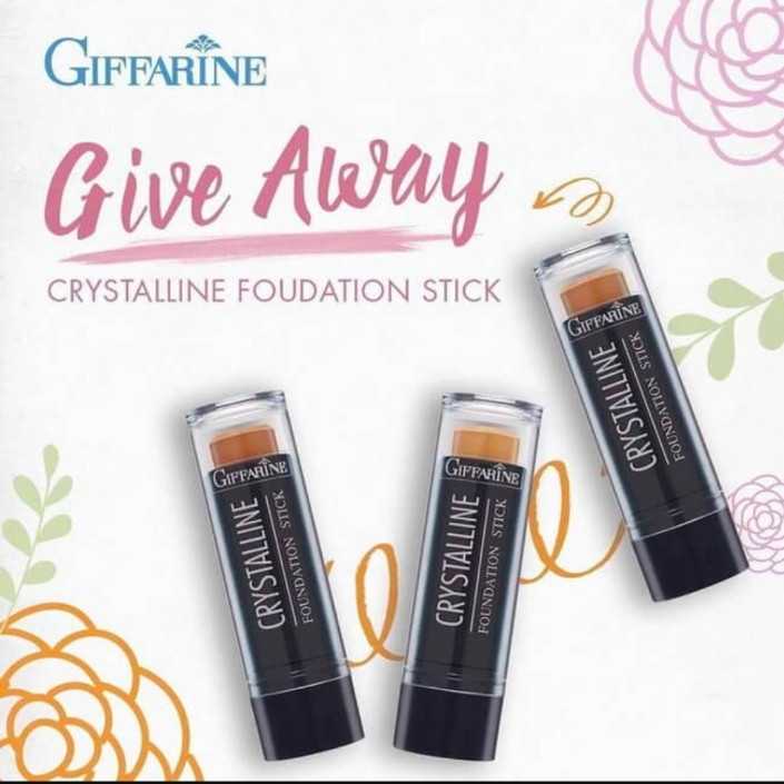 รองพื้นแท่ง กิฟฟารีน คริสตัลลีน ฟาวน์เดชั่น สติ๊ก Giffarine Crystalline Foundation Stick