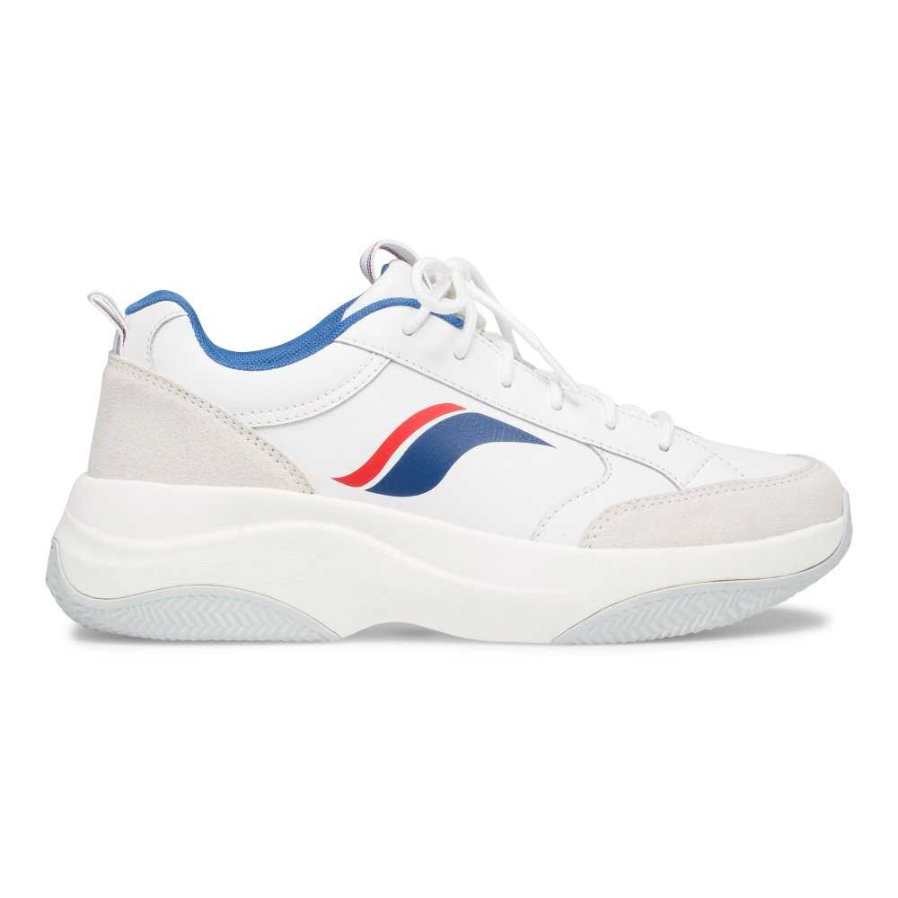 Keds รุ่น K-89 Leather รองเท้าผ้าใบหนัง ผู้หญิง สี White/Blue - WH62920