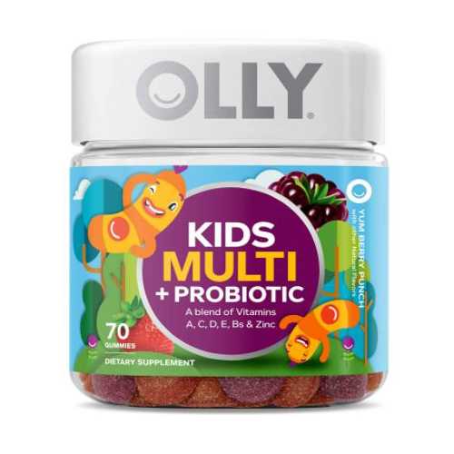 กัมมี่วิตามินรวม ผสม โพไบโอติก OLLY Kids Multivitamin and Probiotic ,  70 ชิ้น , นำเข้าอเมริกา