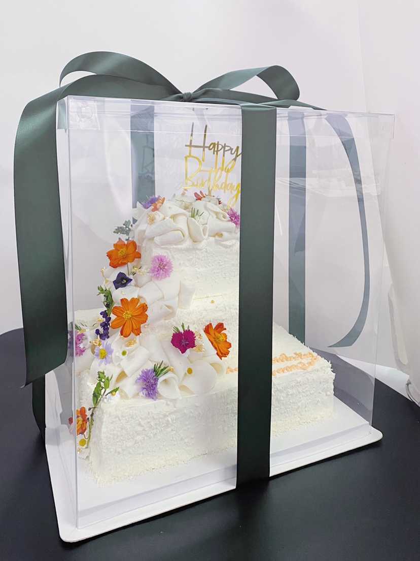 Chiffon - 4 lbs cake (clear box)