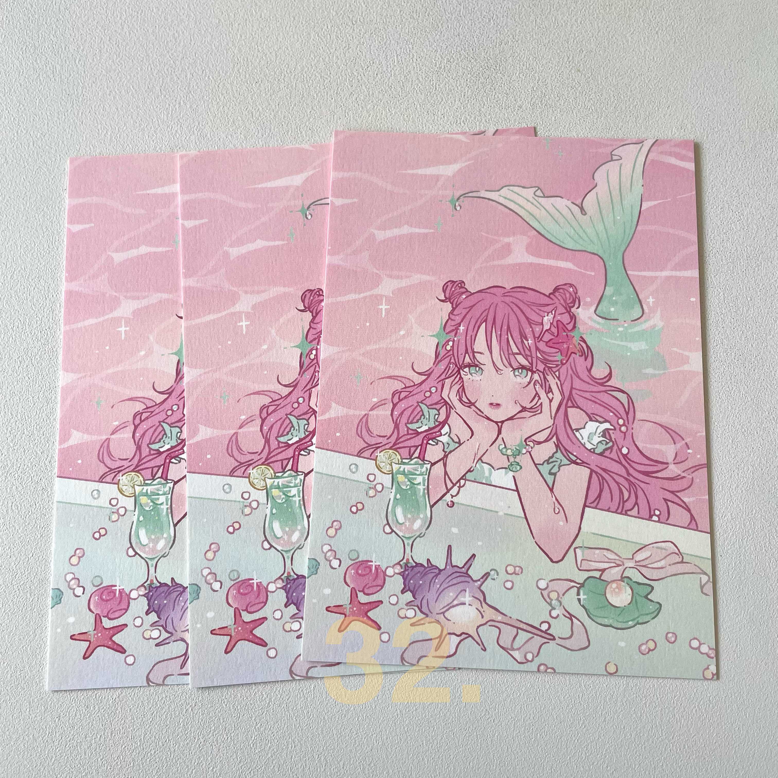 Mxx Club - Mermaid Postcard