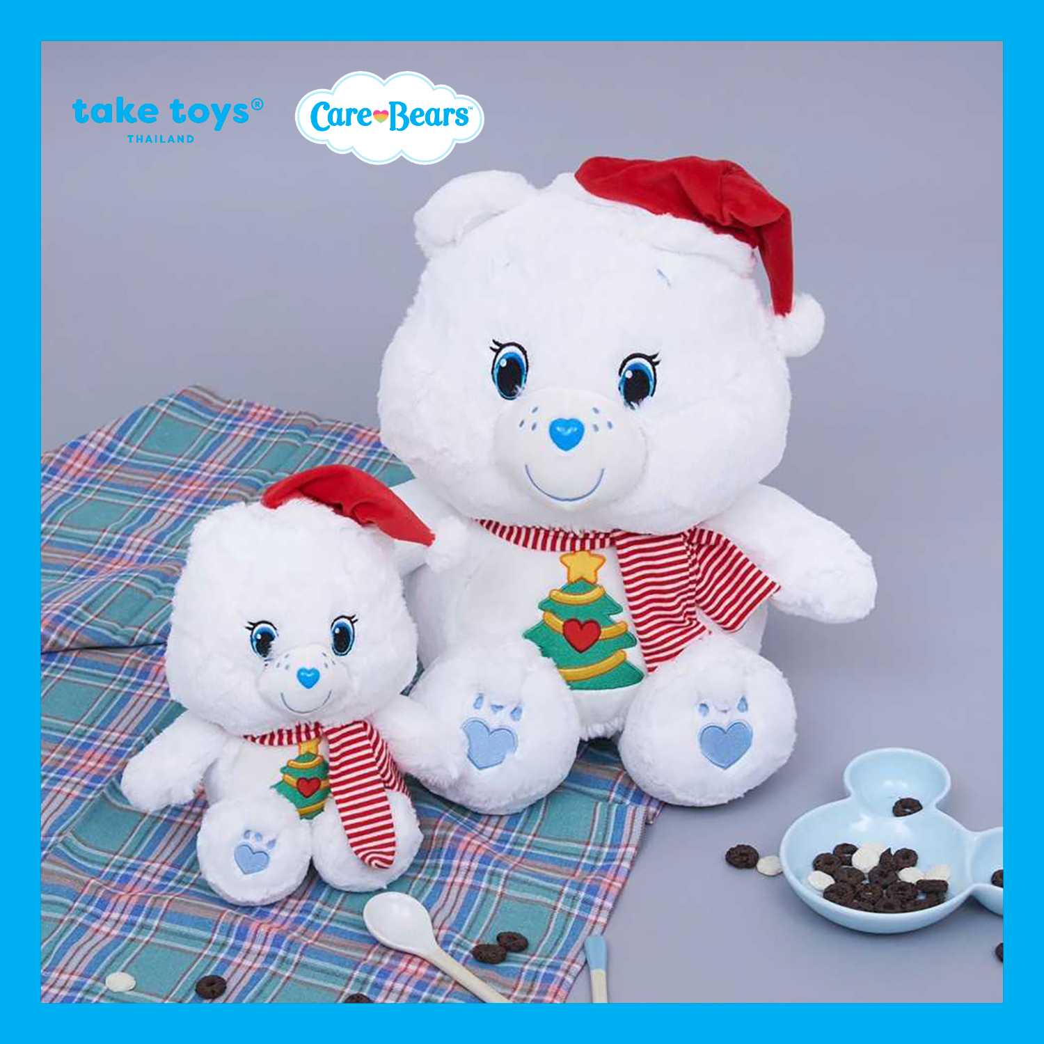 Christmas Wishes Bear สีขาวซานต้า (Christmas Collection)