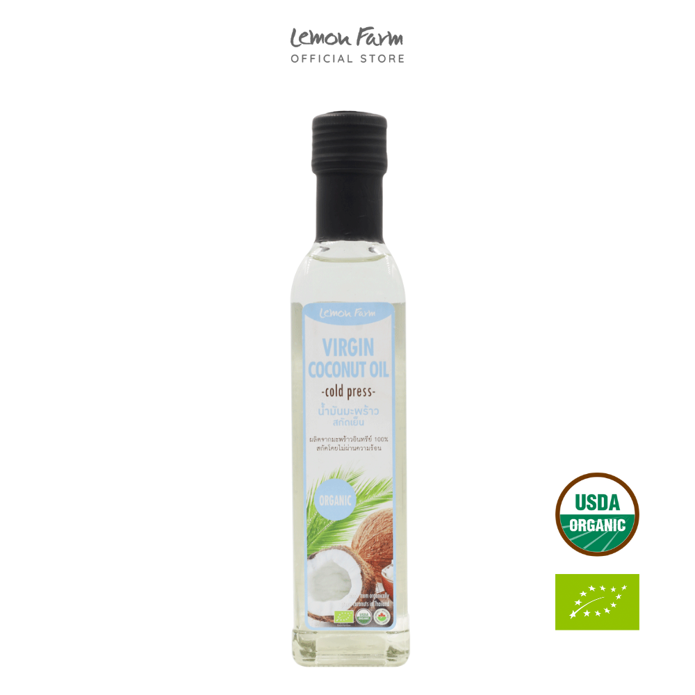 น้ำมันมะพร้าวสกัดเย็น Organic 250 ml