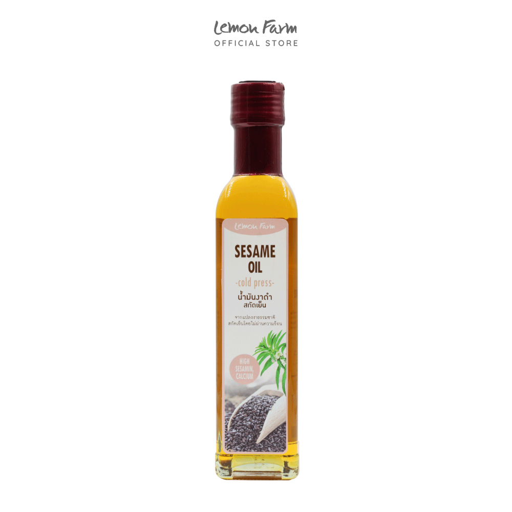 น้ำมันงาดำสกัดเย็น 250 ml