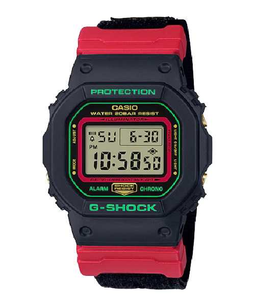 G-SHOCK นาฬิกาคาสิโอ พร้อมส่ง นาฬิกาข้อมือ นาฬิกาของแท้ ประกันศูนย์ CMG 1 ปี รุ่น DW-5600THC-1