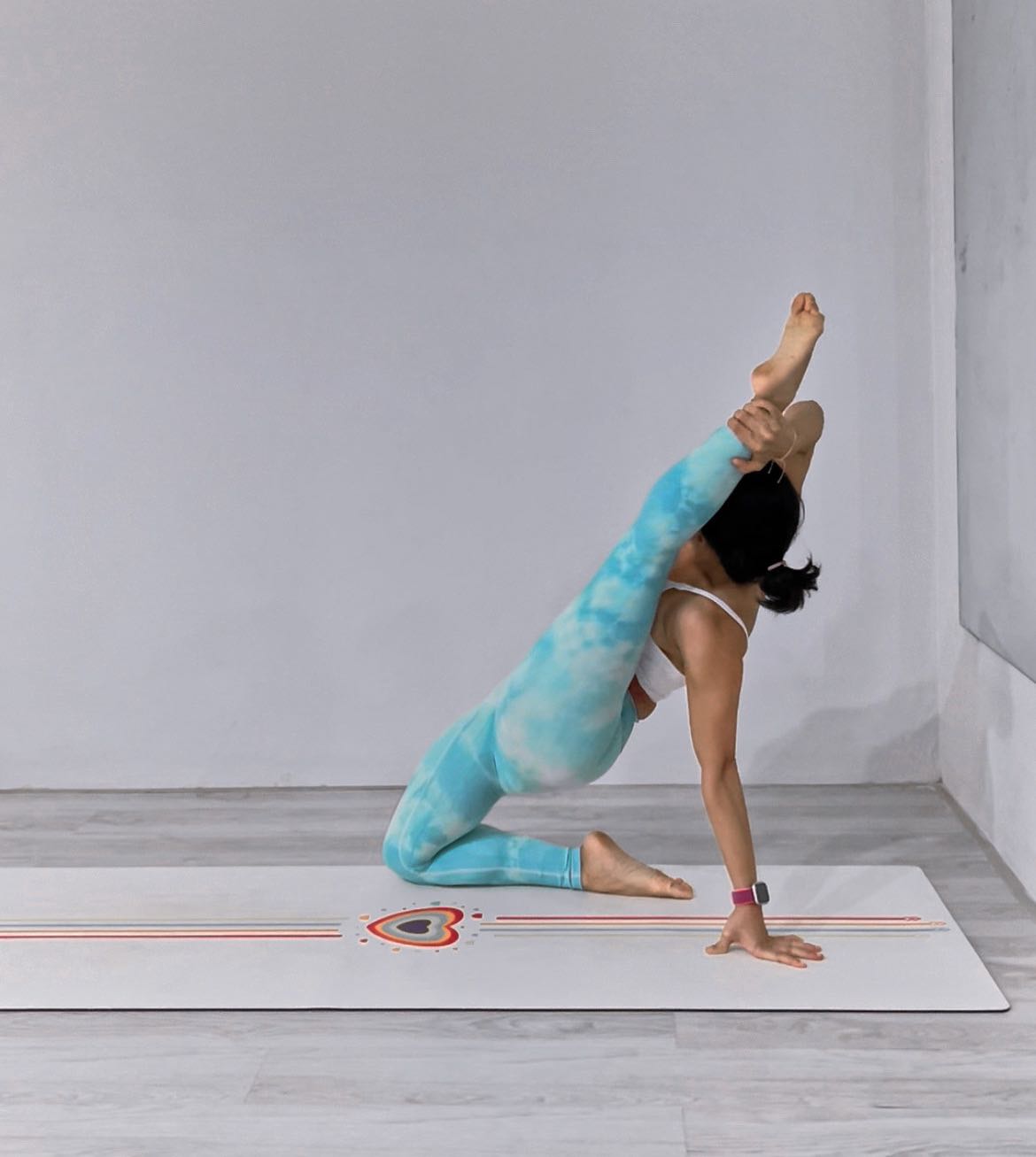 Tie Dye Leggings - AQUA
