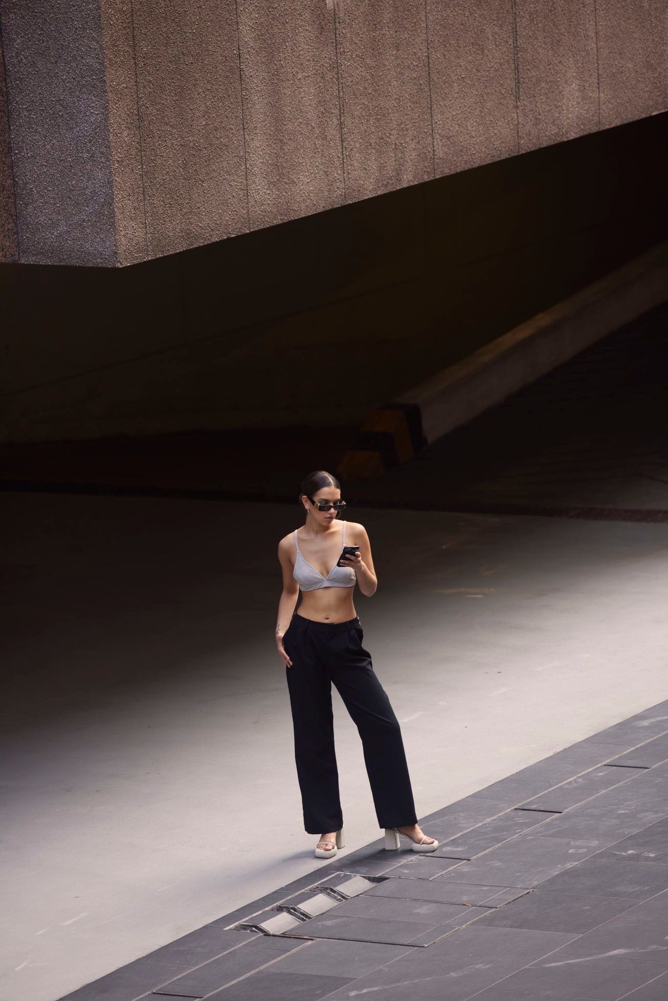 Piccoro - SHOW SOME SKIN (low waist) pants black