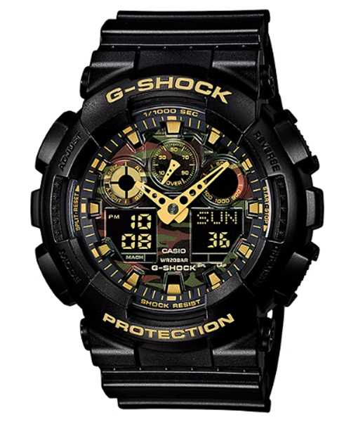 G-SHOCK นาฬิกาคาสิโอ พร้อมส่ง นาฬิกาข้อมือ นาฬิกาของแท้ ประกันศูนย์ CMG 1 ปี รุ่น GA-100CF-1A9